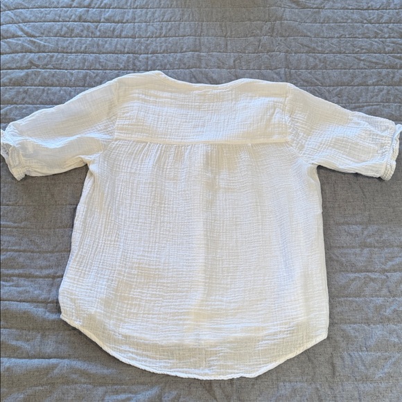 beachlunchlounge White Lightweight Casual Top; size XS - Picture 9 of 9